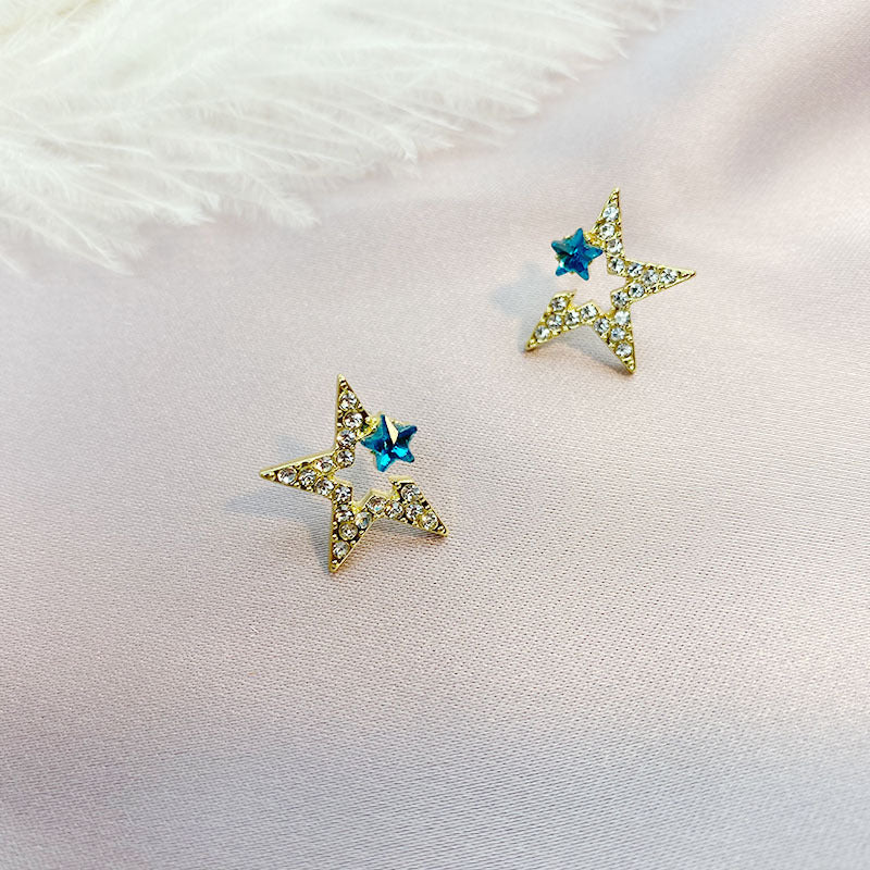 Women's Luxury Camellia Design Drip Glazed Flower Fashionable High-grade Earrings
