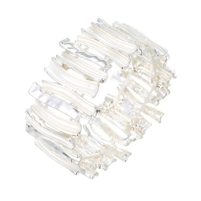 Women's Color Exaggerated Geometry Elastic Creative High Sense Bracelet