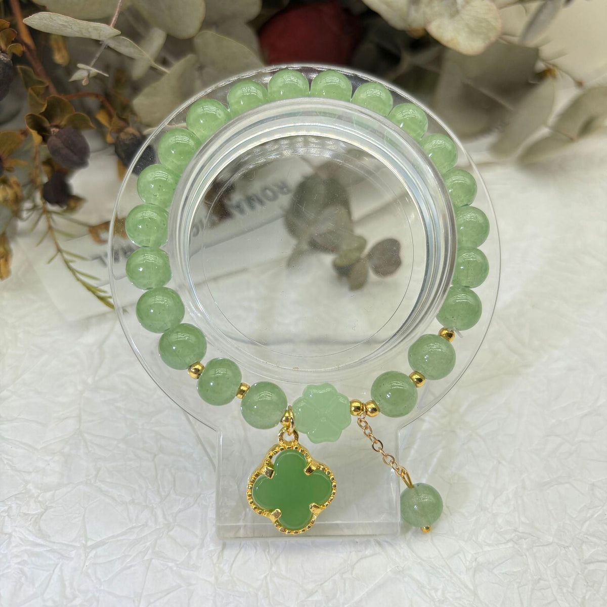 Women's Jade Hare Blessing Card Design Good-looking Girlfriends Antique Gift Bracelet