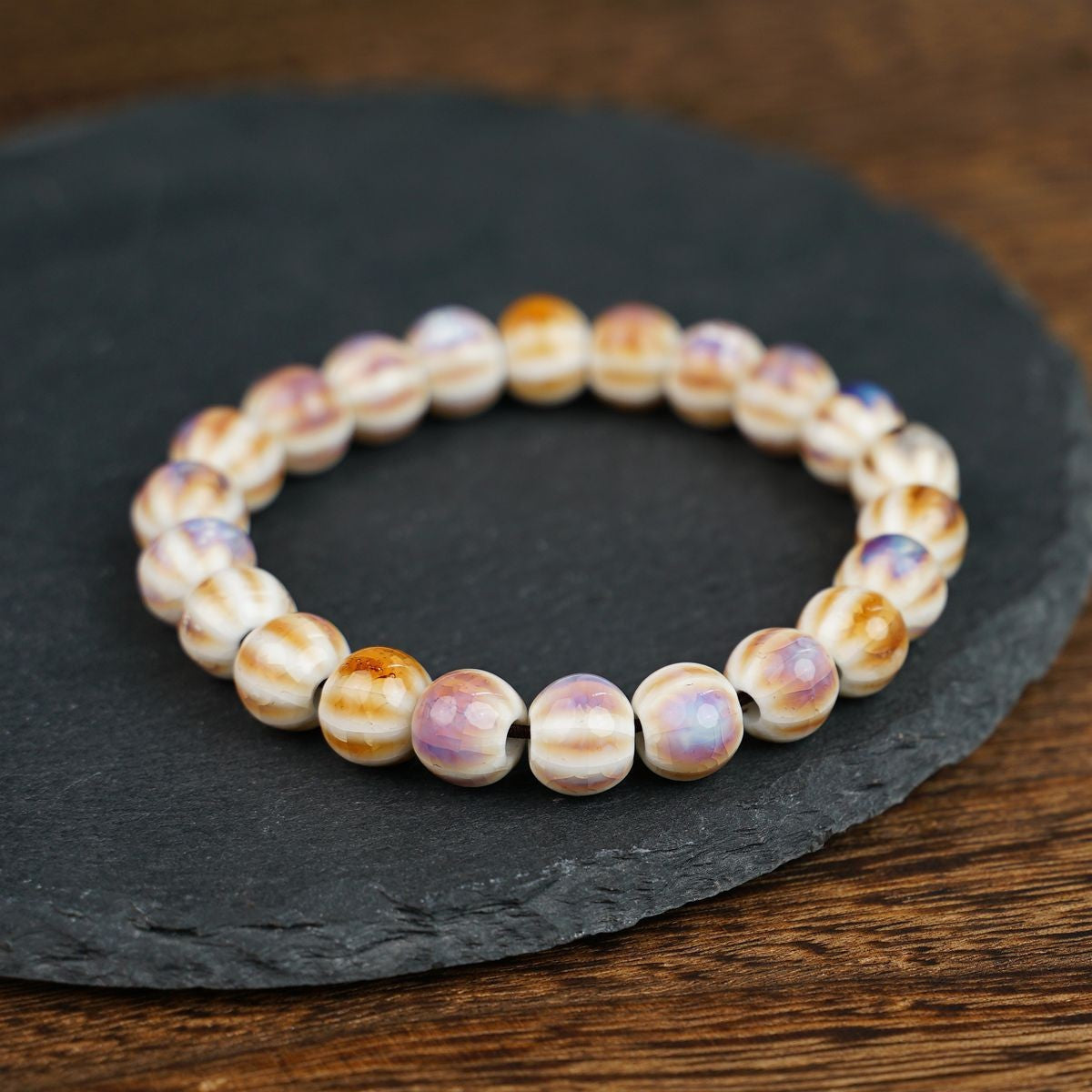 Ceramic Painted Pottery Beads Female Literary Bracelet
