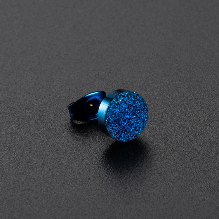 Women's & Men's Style Titanium Steel Pearl Sand For Design High-grade Rings