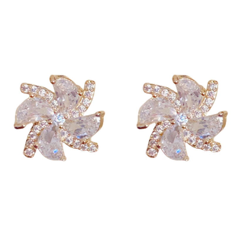 Ear Exquisite Affordable Luxury Fashion Versatile High-grade Super Shiny Small Earrings