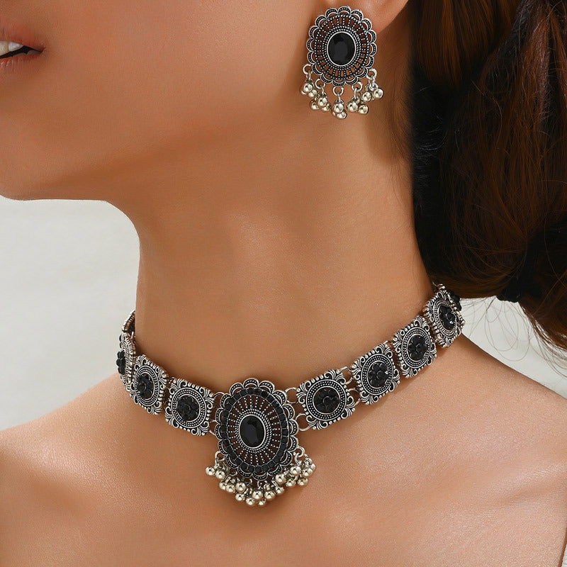 Popular Ornament Vintage Ethnic Style Gemstone Necklaces