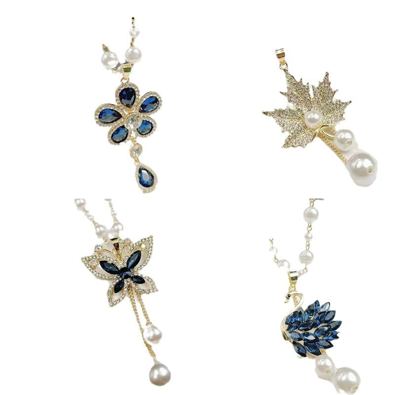 Women's Pearl Sweater Chain Long Design Niche Necklaces