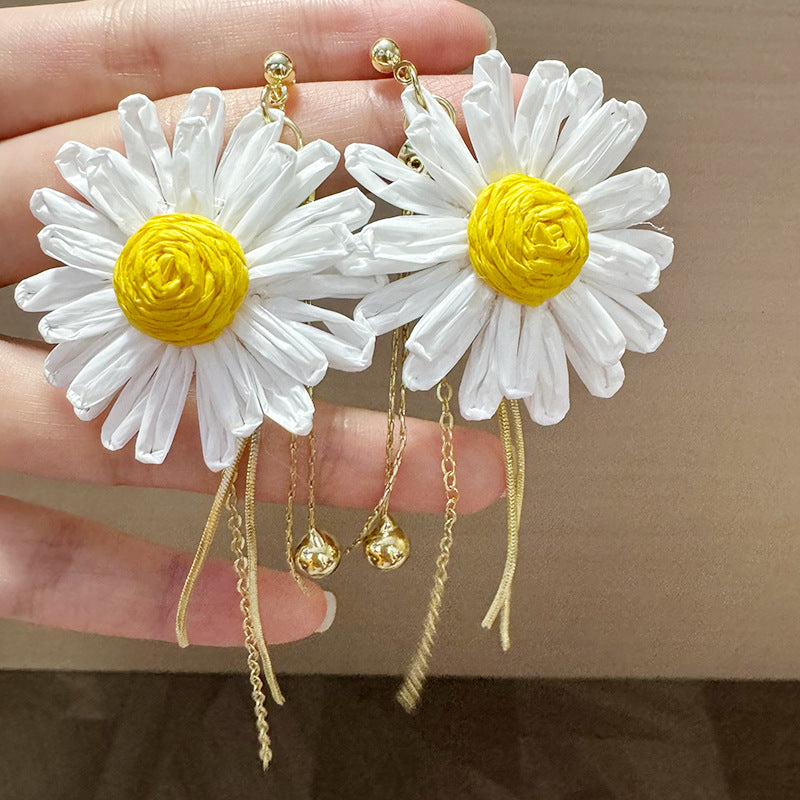 Tassel Chain Long Flexible Gentle Exquisite Earrings