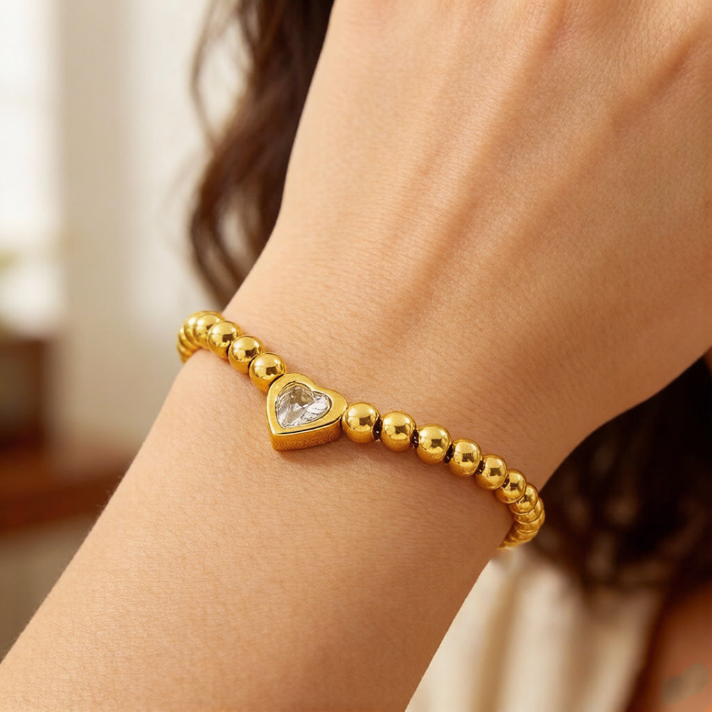 Women's Mei Chen Gold Simple Versatile Personality Affordable Luxury Bracelets