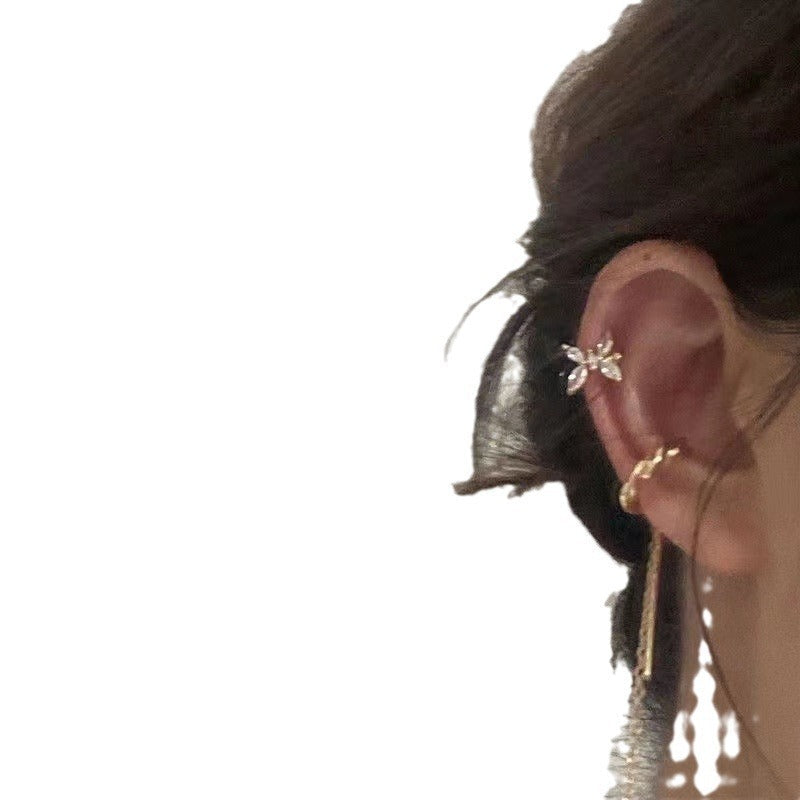 Stars Butterfly Female Niche Design Versatile Personality Without Pierced Ears Ear Clip