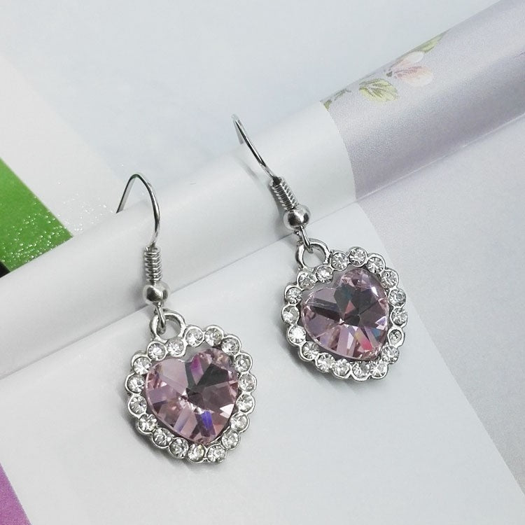 Classic Love Titanic Colorful Peach Of Earrings