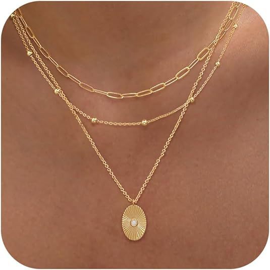 Gold-plated Twin Female Zircon Asterism Light Luxury Necklace