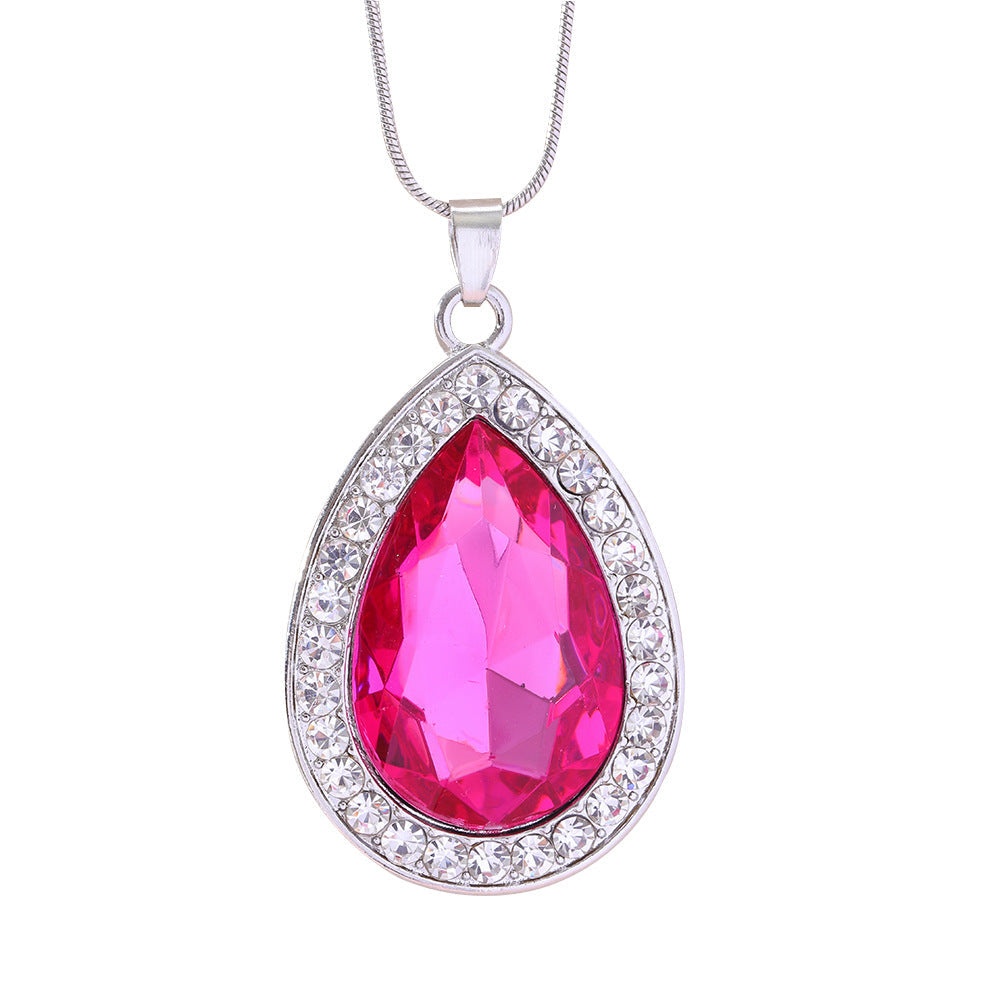 New Sophia Power Stone Princess Charm Necklaces