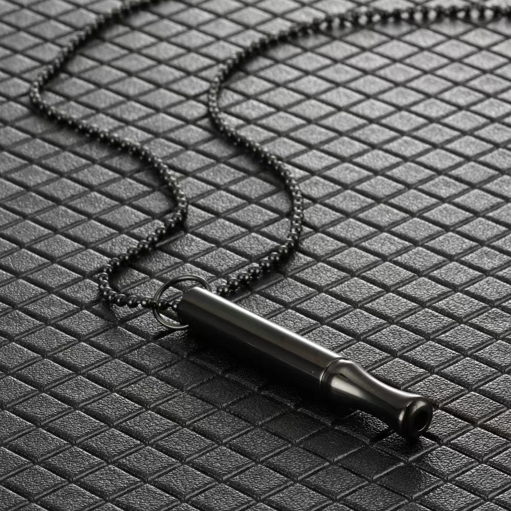 Stainless Steel Decompression Meditation Breathing Adjustment Tool Leisure Necklaces