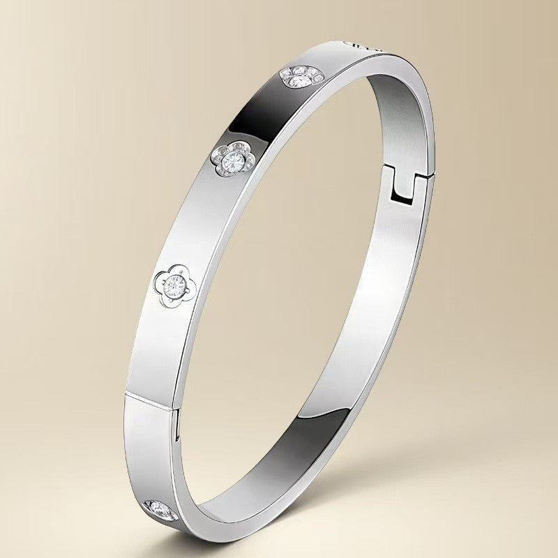 Stainless Steel Light Luxury Stylish Simple Bracelet