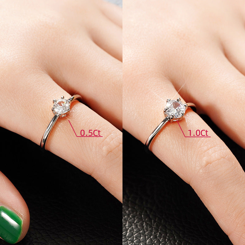 Women's & Men's Shi Couple Proposal Gifts For Girlfriend Ring
