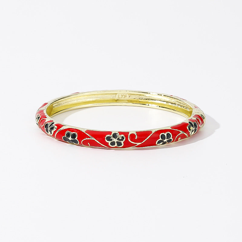 National Fashion Ancient Style Cloisonne Enamel Tourism Bracelet