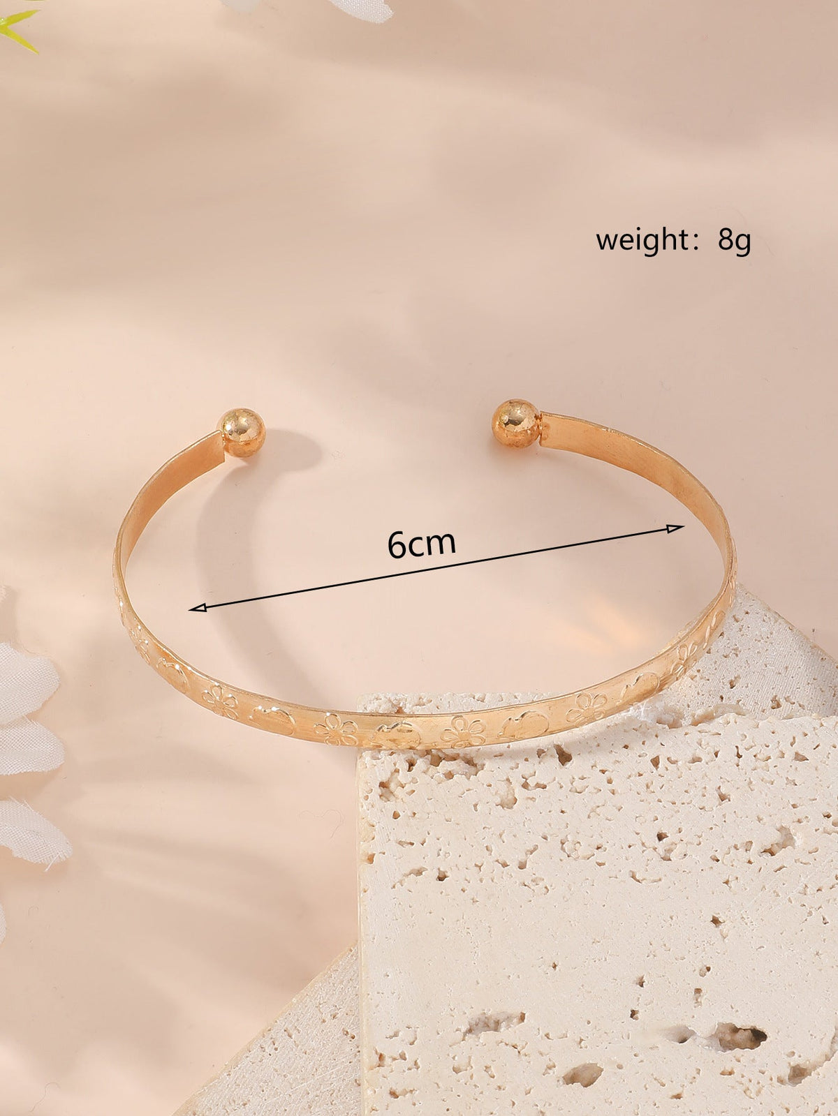 Winding Hollow Open-end High-grade Light Luxury Bracelets
