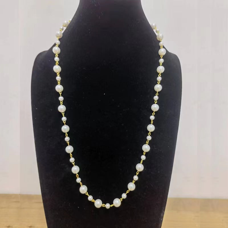 Women's Pearl Sweater Chain Long Design Niche Necklaces