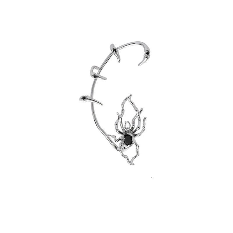 Women's Cool Spider Ear Bone Clip Dark Niche Punk Earrings