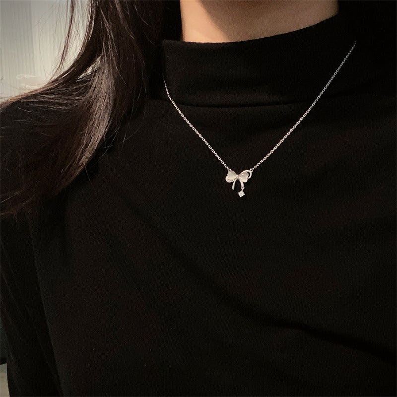 Women's Bow Light Luxury Fashion High-grade Design Necklaces