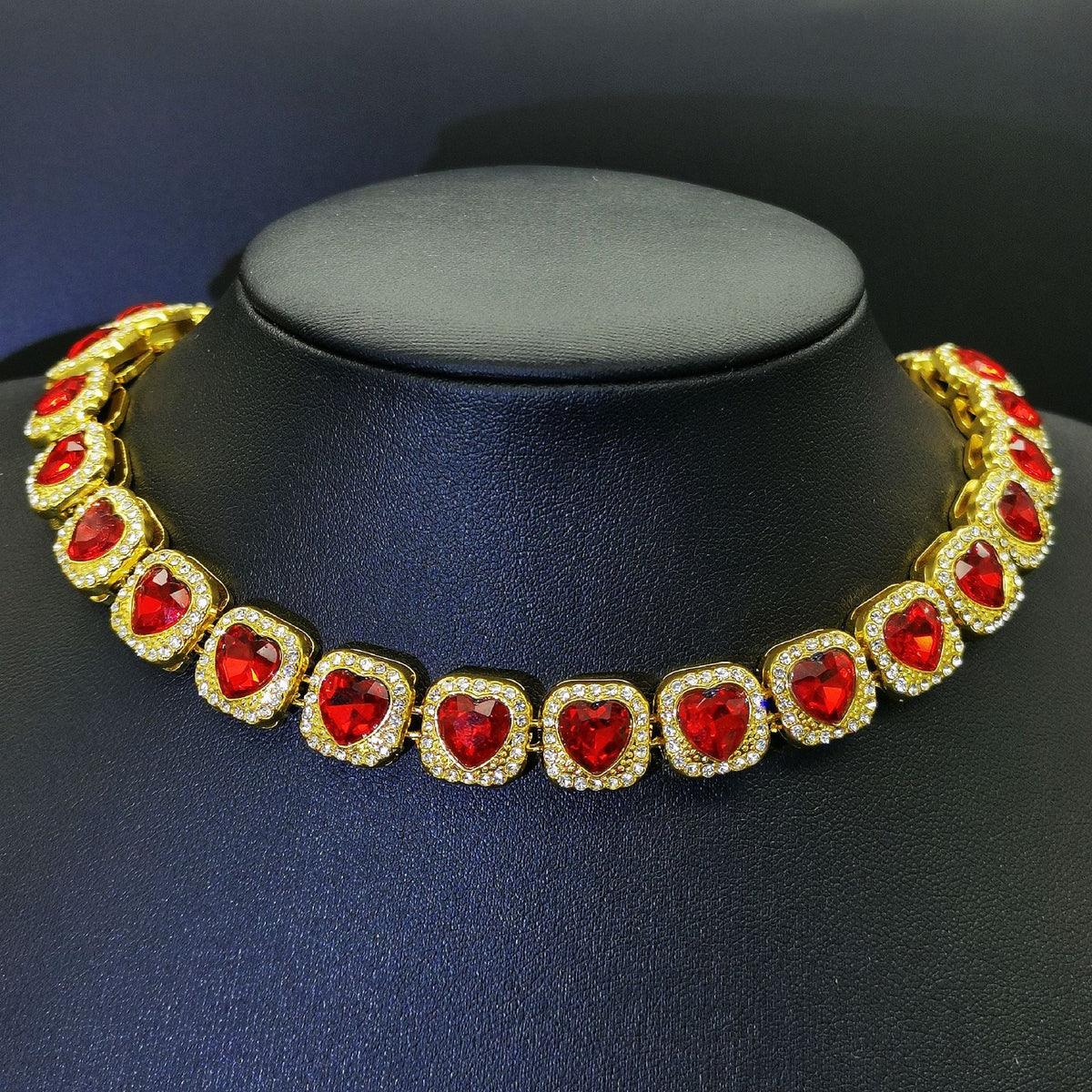 Women's & Men's Hipster Cuban Link Chain Diamond Love Necklaces