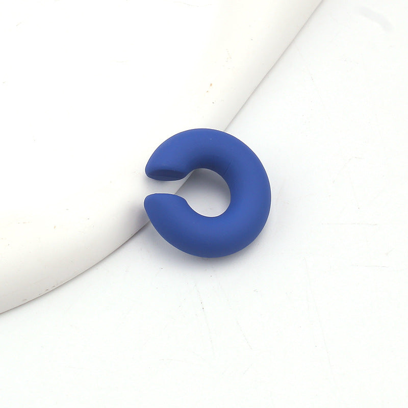 Trendy Matte Candy Color Popular Personalized Ear Clip