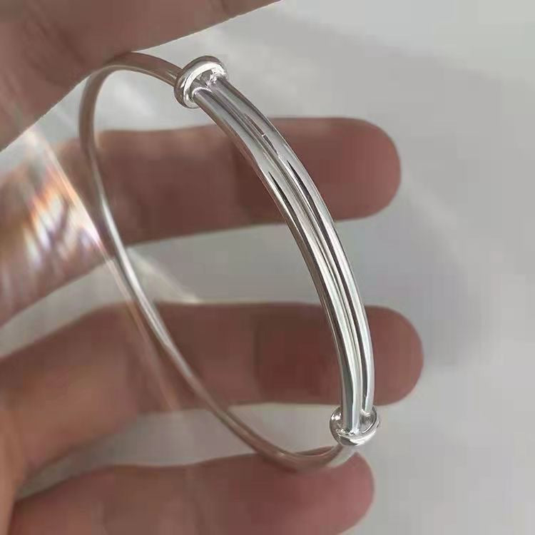 Women's Glossy Pull Simple Style Design Light Luxury Girlfriends Elegant High Bracelet