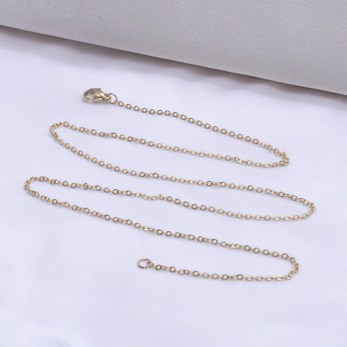 Korean Style Simple Cross Chain Clavicle Unisex Vacuum Necklaces