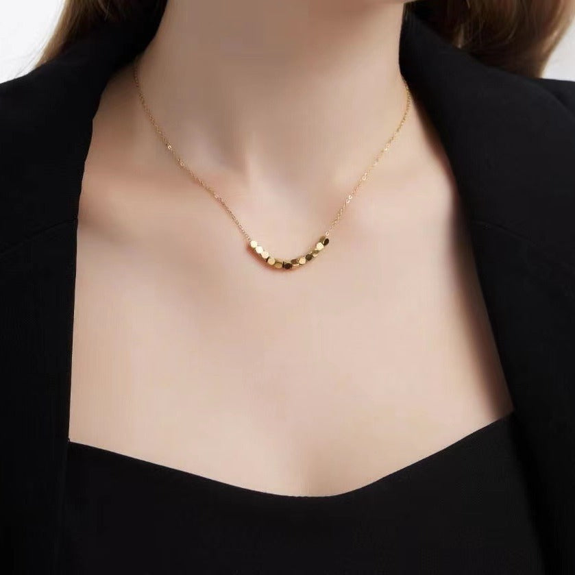 Women's Si Lin Small Square For Light Luxury Minority High-grade Retro Necklaces