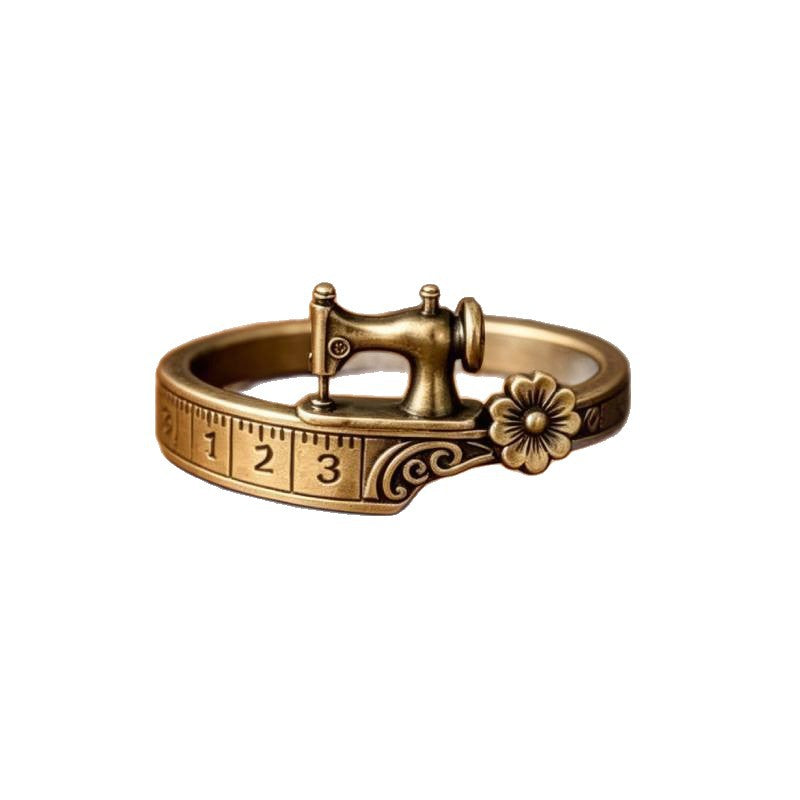 Vintage Unisex Classic Sewing Epoch Literature Art Press Rings