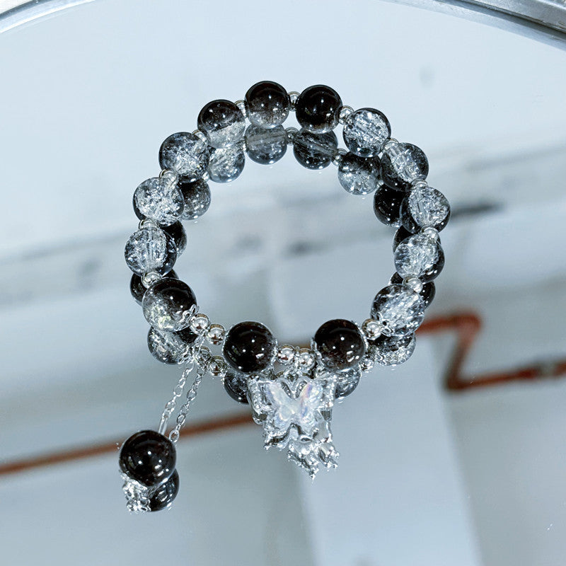 Jade Broken Female Design Mori Style Sweet Color Bracelet