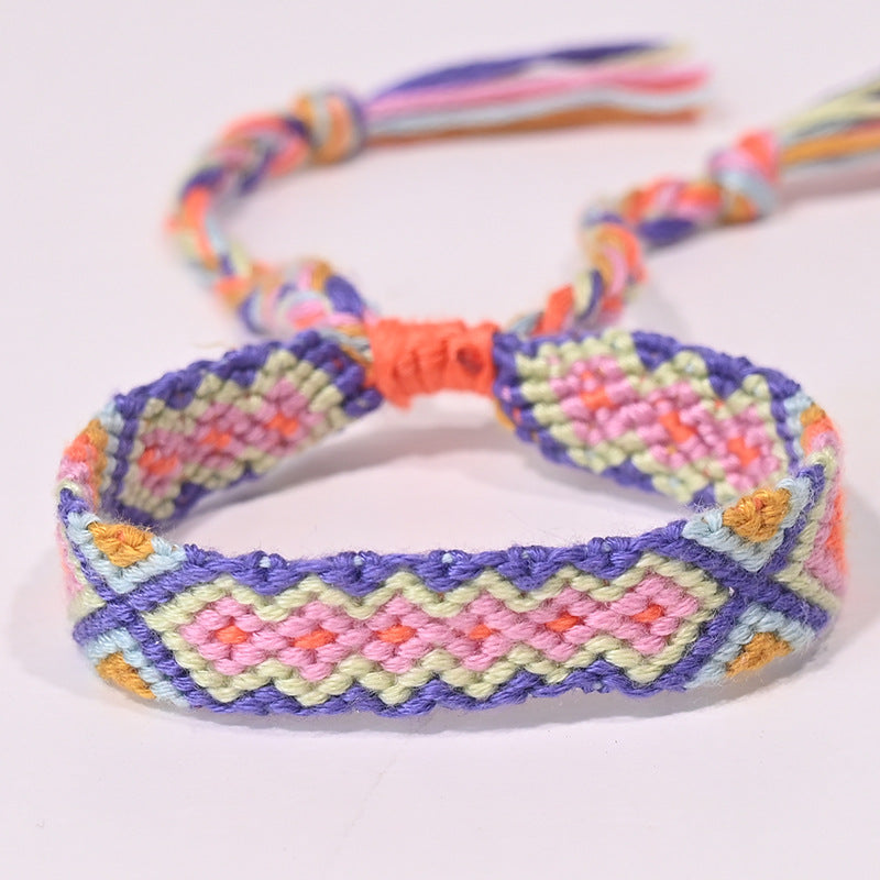 Stepped Into Nepal Ethnic Style Hand-knitted Bracelets
