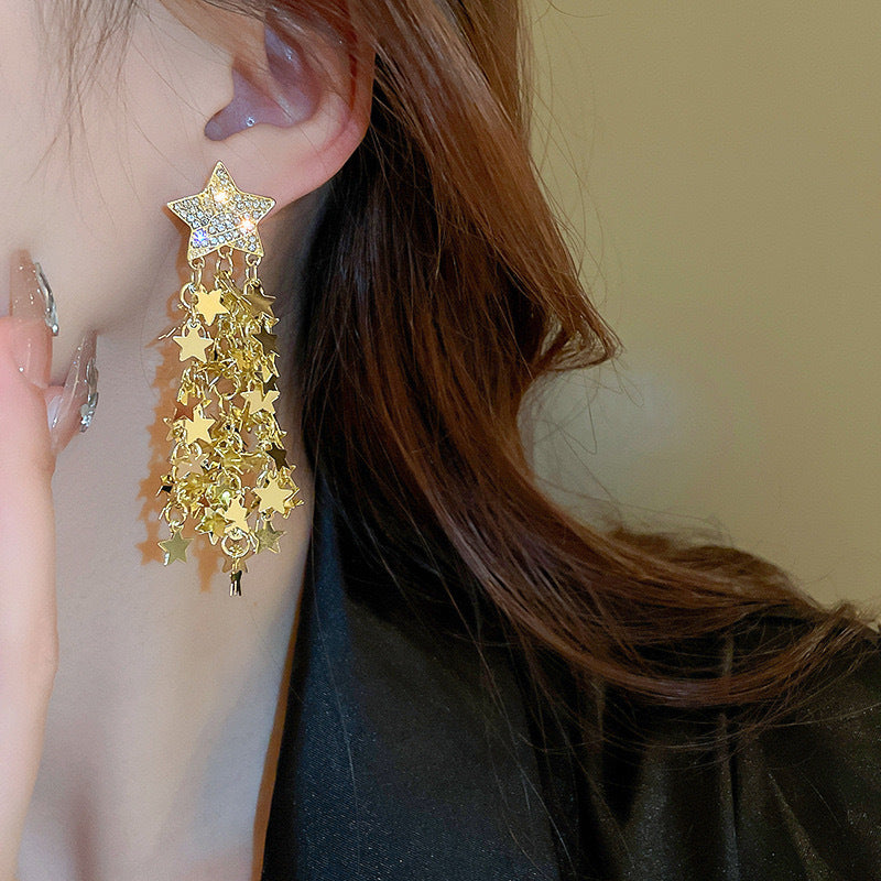 French Romantic Light Luxury Simplicity Petal Earrings