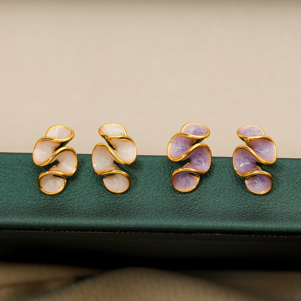 Flower Silicone Female Cute Sweet Personality Earrings