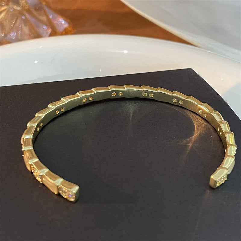 Opal Open-ended Female Simple Light Luxury Bracelet