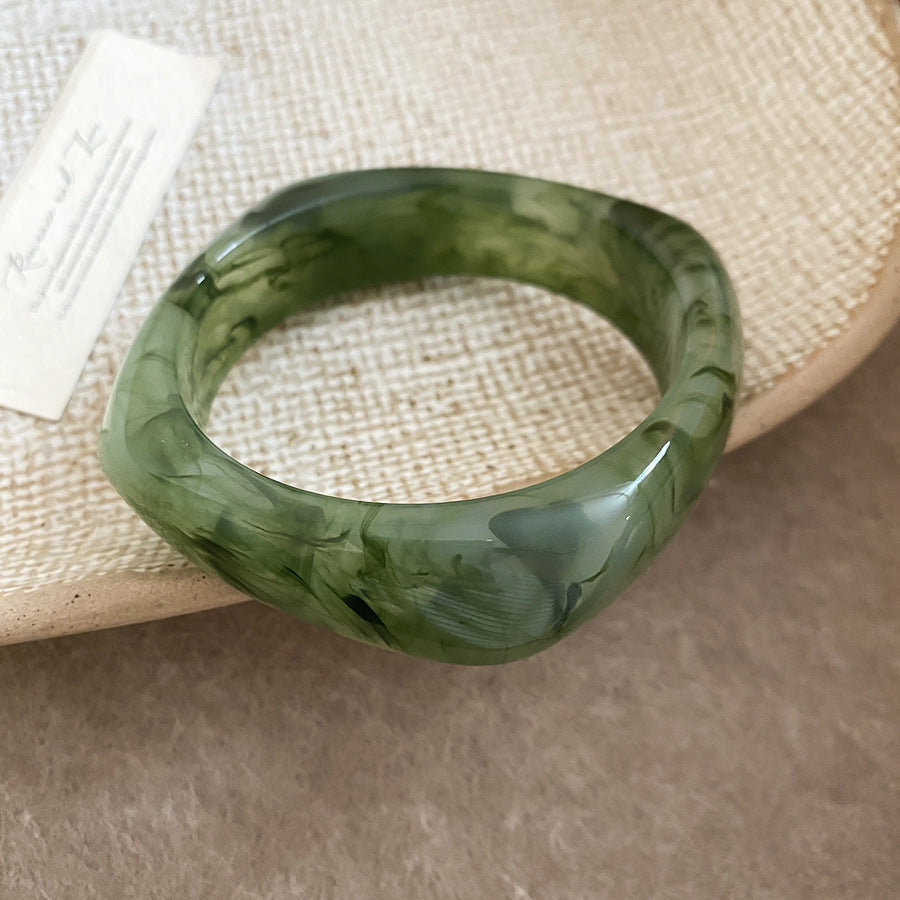Acrylic Glossy Blooming Korean Style Simple Light Luxury Bracelet