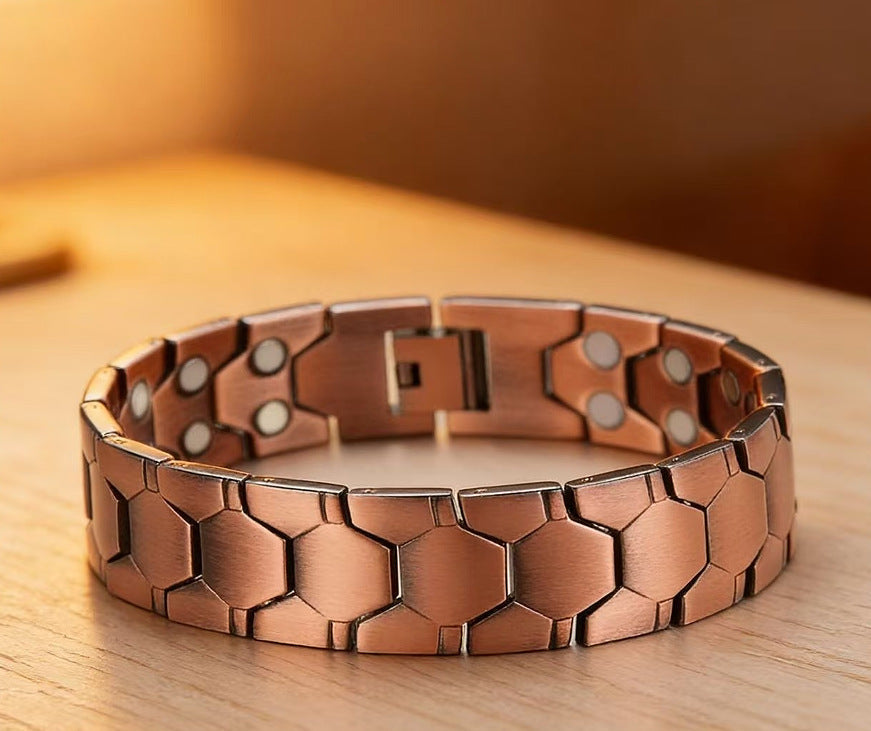 Women's Magnet Affordable Luxury Fashion Clover Alloy Diamond Single Bracelet