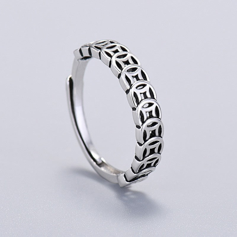 Fashion Wrap-around Open Money Drawing Luck Rings