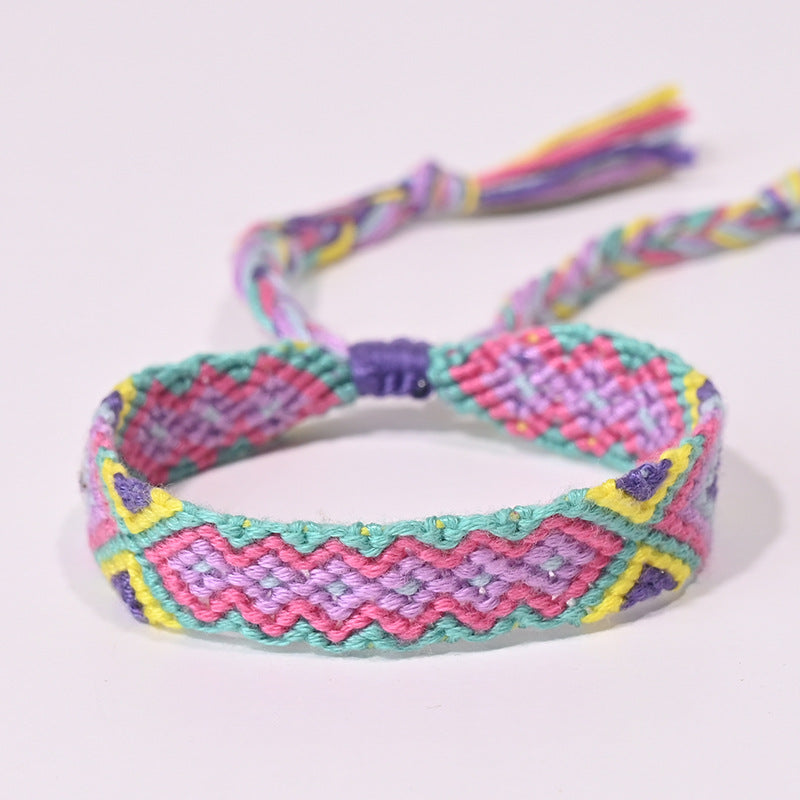 Stepped Into Nepal Ethnic Style Hand-knitted Bracelets