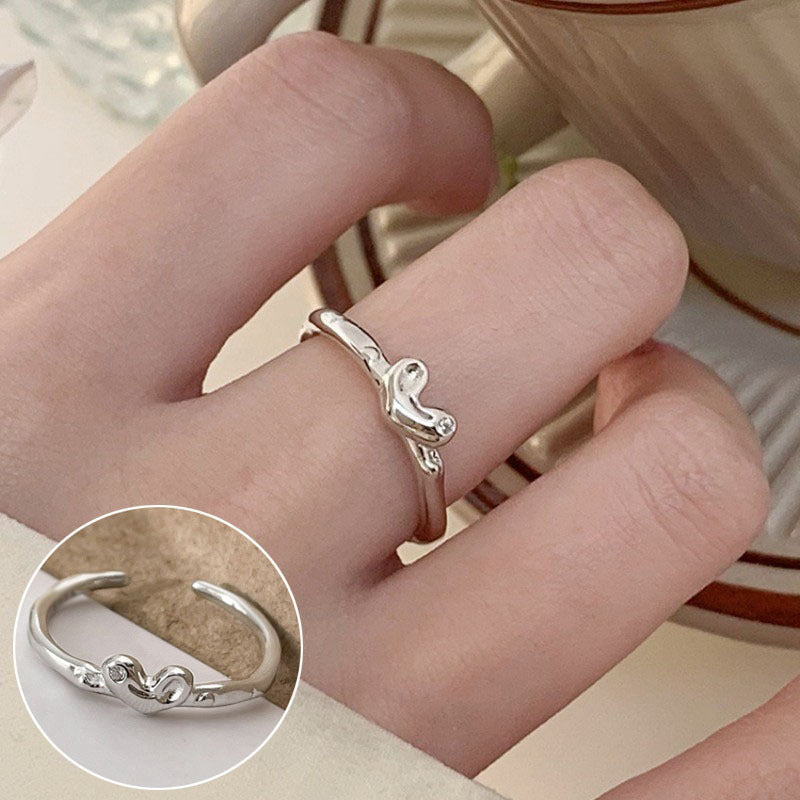 Women's Simple Bamboo Fashion Graceful Personality Niche Opening Ring