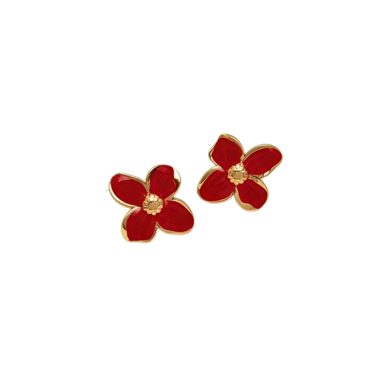 Women's Niche High Sense Golden Light Luxury Temperament Stud Earrings