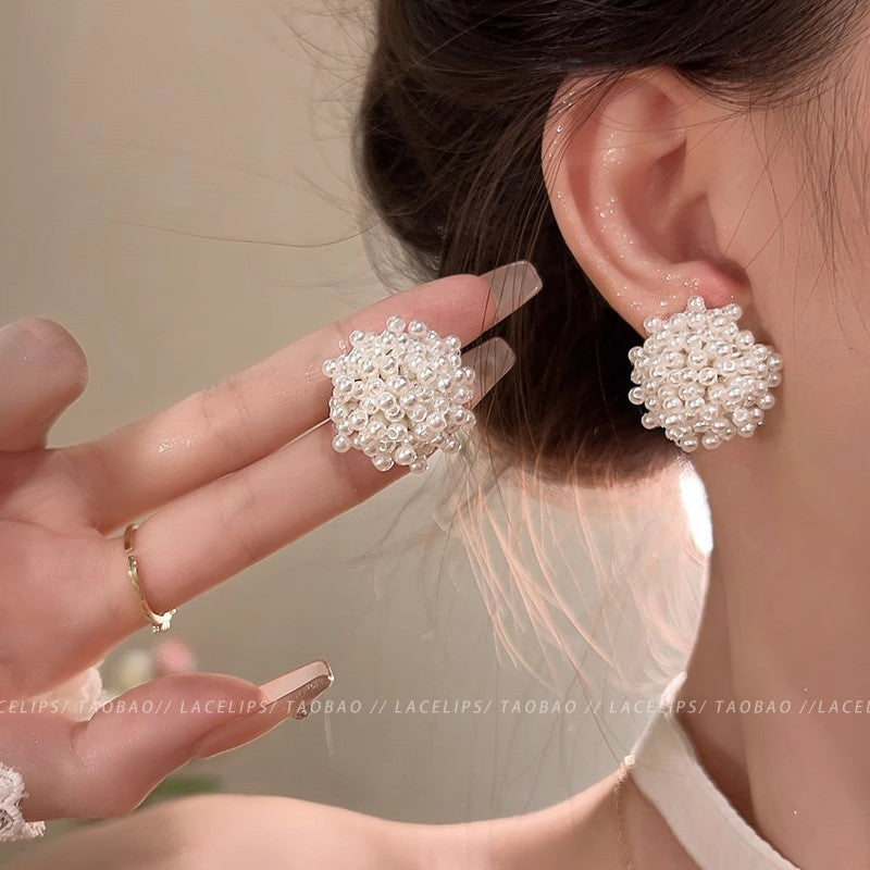 Flower Female Seaside Vacation Dopamine Fashion Temperament Earrings
