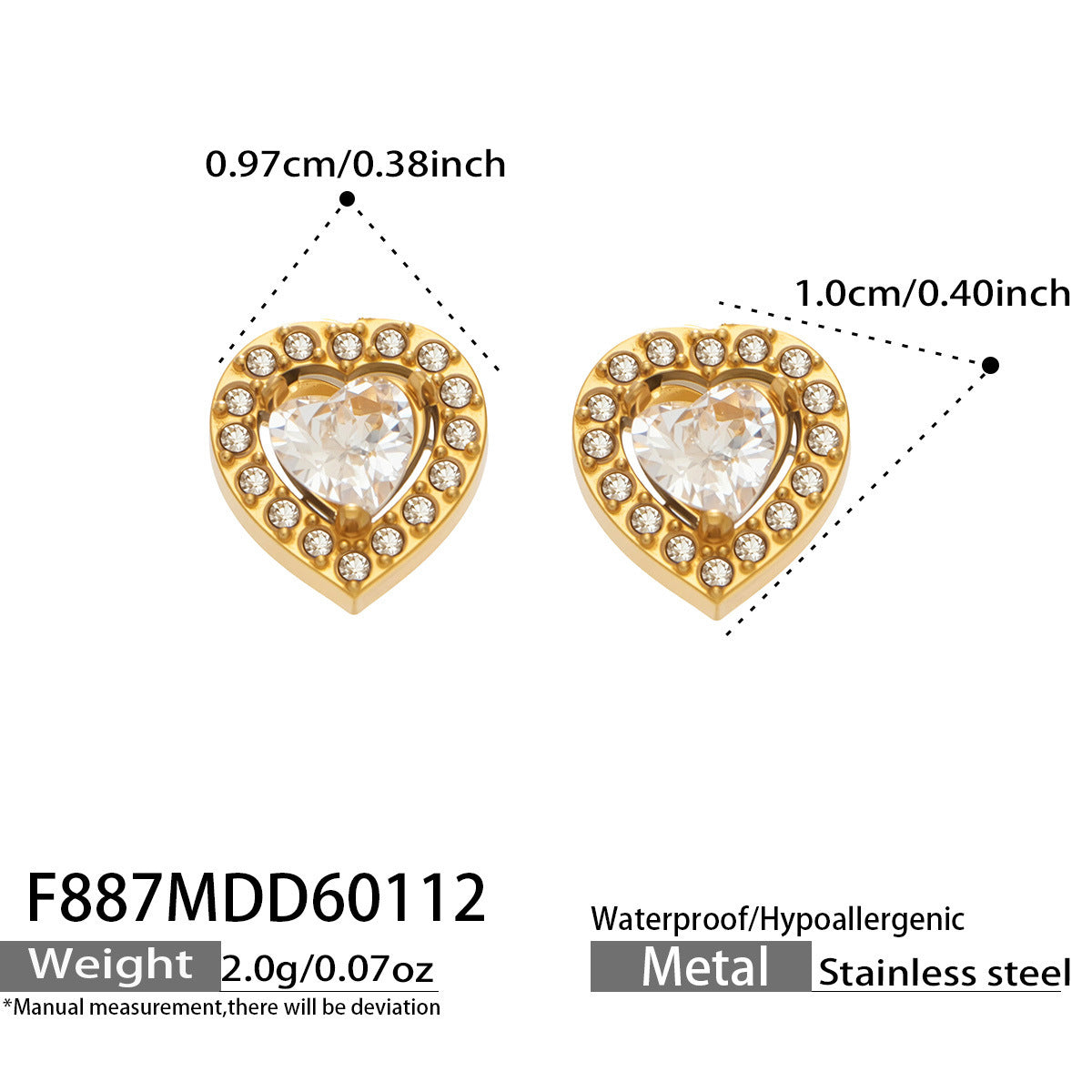 Flash Zircon Stainless Steel Combination Exquisite Gorgeous Full Jewelry Set