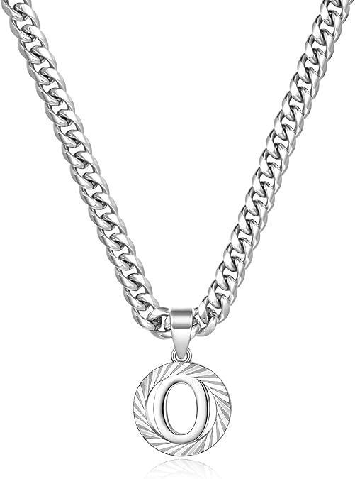 Men's Style White Gold Color Cuban Link Chain Necklaces