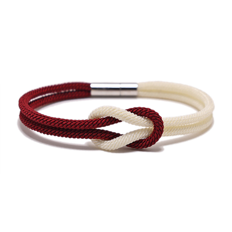 Zhang Support Color Truelove Knot Milan Rope Carrying Strap Bracelet