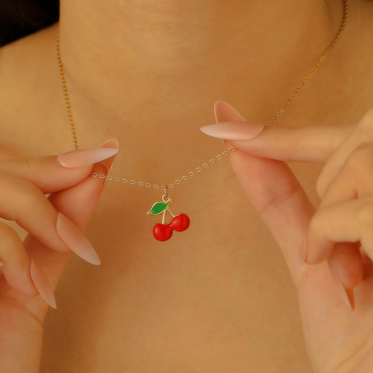 Women's Drop Flower Stainless Steel High-grade Cold Style Necklace