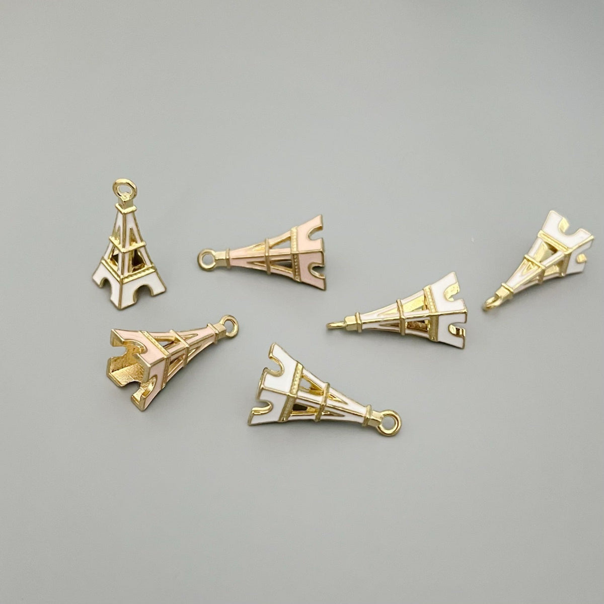 Alloy Iron Tower Dripping Handmade Material Earrings