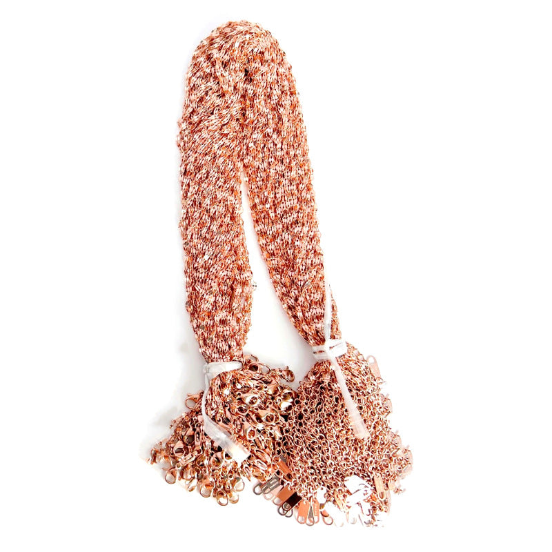 Source Stainless Steel Gold-plated Lip Chain Sweater Bare Clavicle Necklace