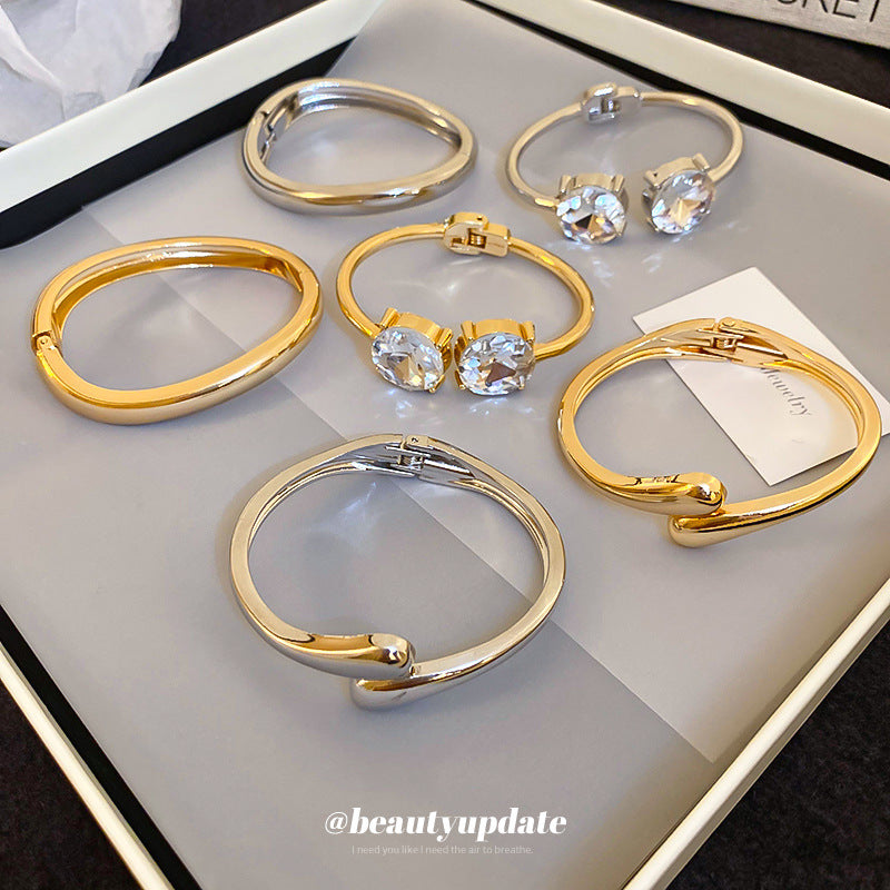 Glossy Simple Temperament Light Luxury Minority Bracelets