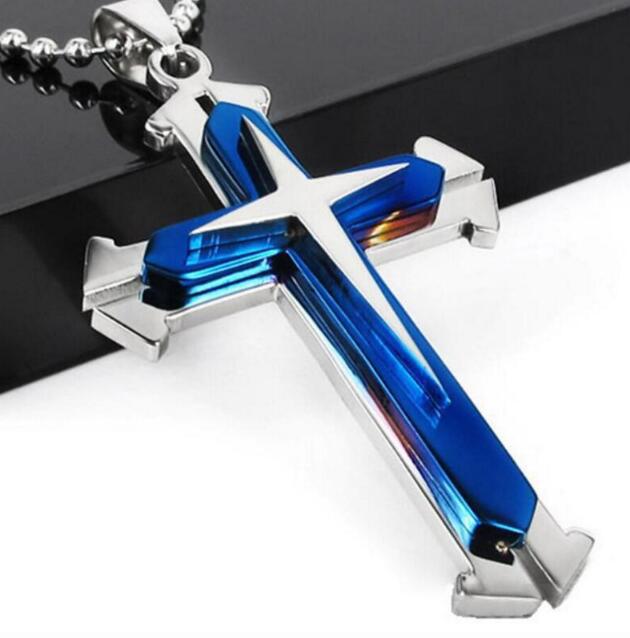 Popular Pretty Cool Diamond Cross Ornament Necklaces