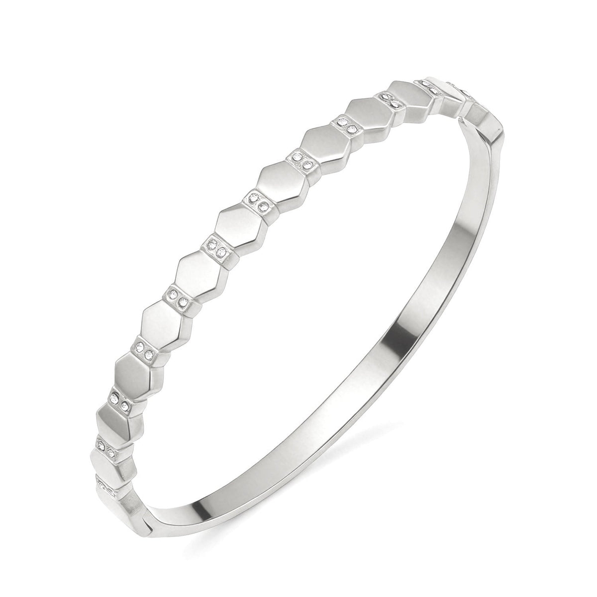 Open Stainless Steel Hydraulic Light Luxury High-grade Exaggerated Design Sense Bracelets