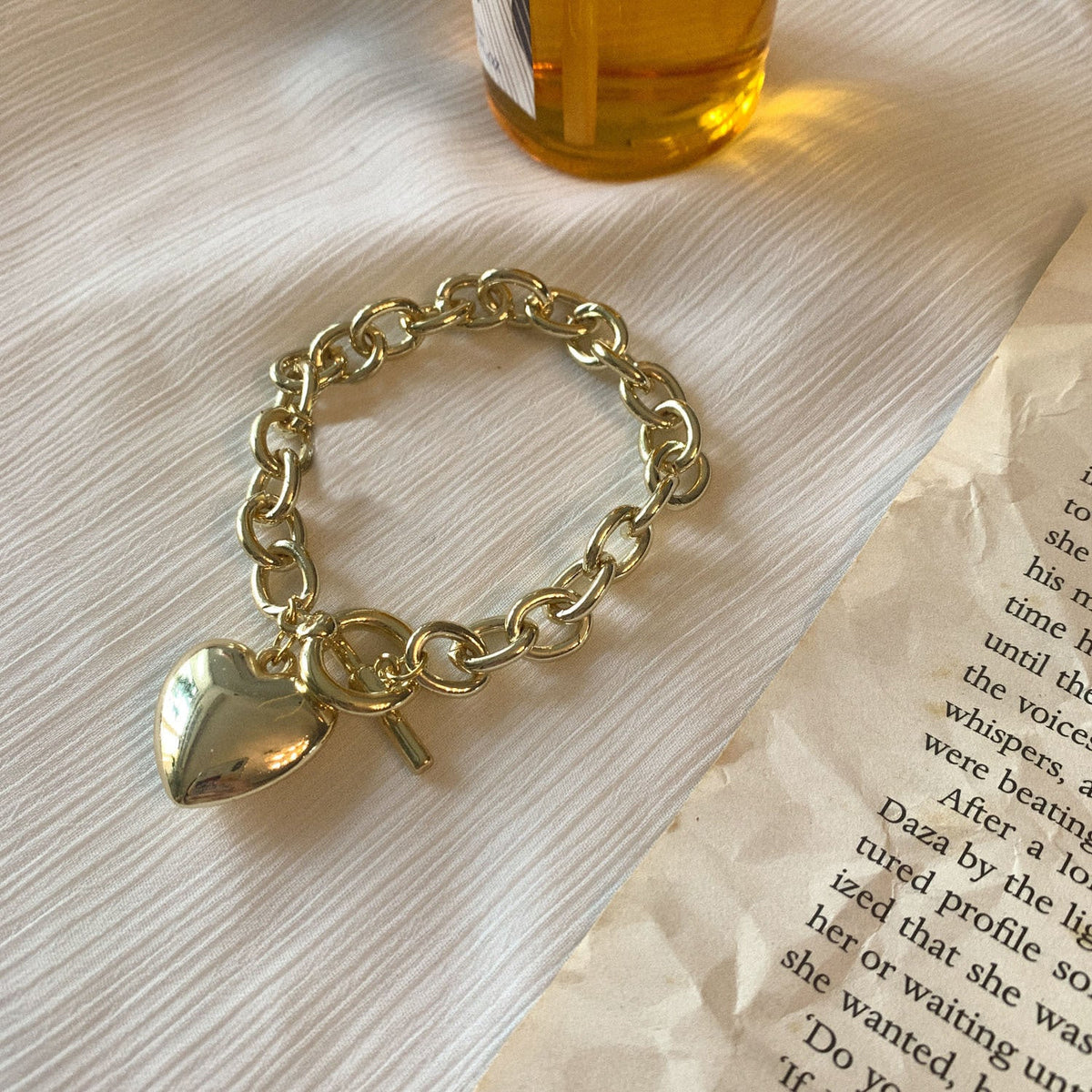 Simple Heart Female Fashion Personality Shape Bracelet